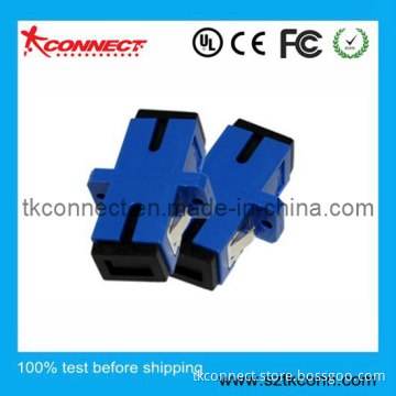 Sc Sm Simplex Fiber Optic Adapter Blue Color